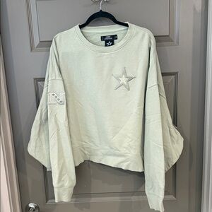 Women's Green Star Sweatshirt